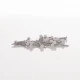White 40mm Plastic Head Top Pins - 50 Pieces