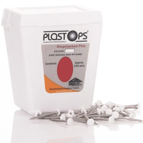 40mm White Pins 40mm White Pins