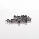 Nails - Approx. 100 Pieces Anthracite Grey Tops