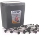 Dark Grey 65mm Fixing Pins - Approx. 100 Pieces