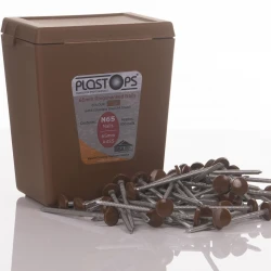 Oak Nails 65mm Plastic Head Top Pins - 100 Pieces