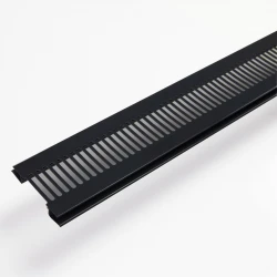 Soffit Ventilator for Hollow Soffit - Plain Anthracite Grey