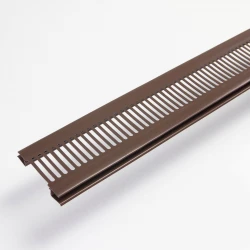 H Soffit Vent Strip Brown