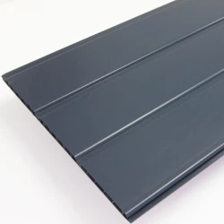 Dark Grey Plain Hollow Soffit
