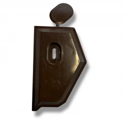 Synseal XWEC1BR Wall End Rafter End Cap Right Hand Brown