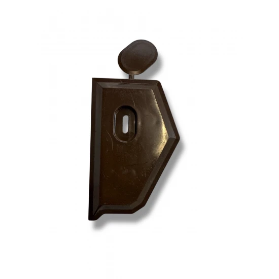 Synseal XWEC1BR Wall End Rafter End Cap Right Hand Brown