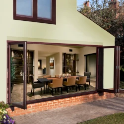 UPVC Double Glazed Made to measure Bi-fold 5 Pane Folding Door 