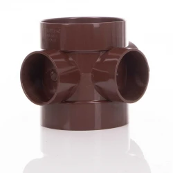 110mm Brown Short Boss Pipe - SP583BR 110mm Brown Short Boss Pipe - SP583BR