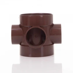110mm Brown Short Boss Pipe - SP583BR