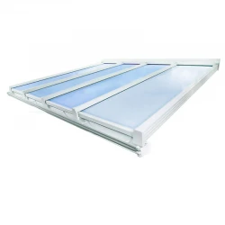 Conservatory Glass Roof 2.5m Projection - White Conservatory Glass Roof 2.5m Projection - White