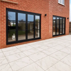 Heritage French Doors with Two Side Panels Made to Measure
