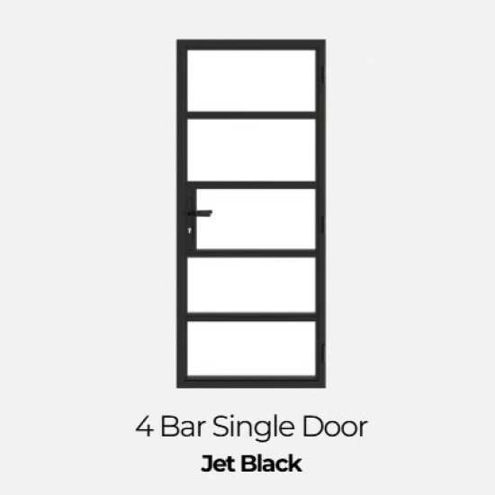 Single Heritage Aluminium Door - Slim Aesthetics