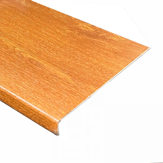 3mm Golden Oak Effect Thin UPVC Internal Window Cill Cover Board – Covers 241mm