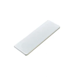 Double-Ended White 100mm Kestrel Window Cill Square End Cap for 3mm Boards