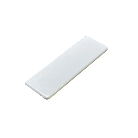Double-Ended White 100mm Kestrel Window Cill Square End Cap for 3mm Boards