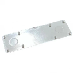 Double-Ended White 100mm Kestrel Window Cill Square End Cap for 3mm Boards Double-Ended White 100mm Kestrel Window Cill Square End Cap for 3mm Boards