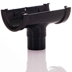 Running Outlet - 76mm Black