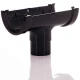 Running Outlet - 76mm Black