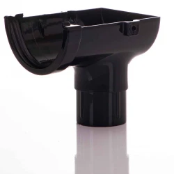 Miniflo Black Stopend Outlet 76mm
