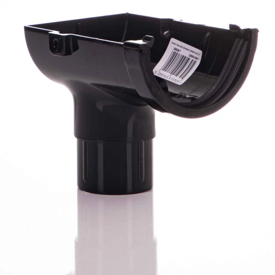 Miniflo Black Stopend Outlet 76mm