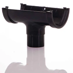 Running Outlet - 76mm Black
