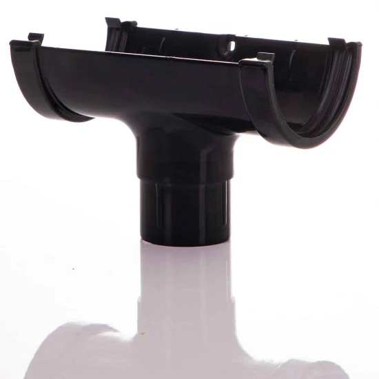 Running Outlet - 76mm Black