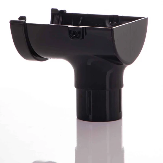 Miniflo Black Stopend Outlet 76mm