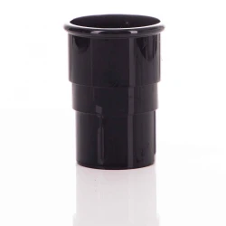 50mm Miniflo Pipe Socket - Black