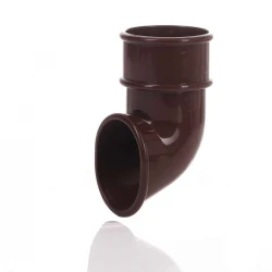 50mm Miniflo Downpipe Shoe Brown