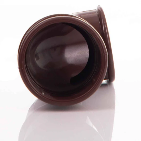 50mm Miniflo Downpipe Shoe Brown