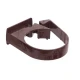 50mm Miniflo Downpipe Clip - Brown