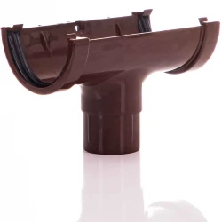 Running Outlet - 76mm Miniflo - Brown