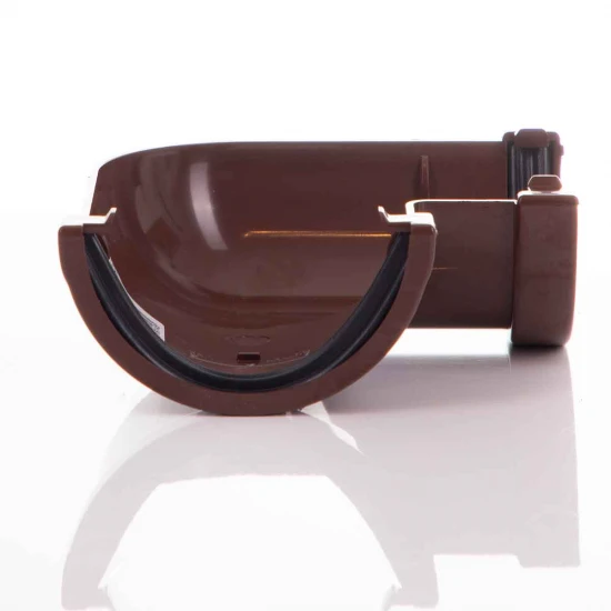 90º Angle -  76mm Miniflo - Brown