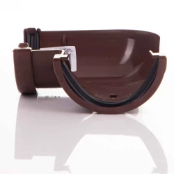 90º Angle -  76mm Miniflo - Brown