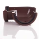 90º Angle -  76mm Miniflo - Brown