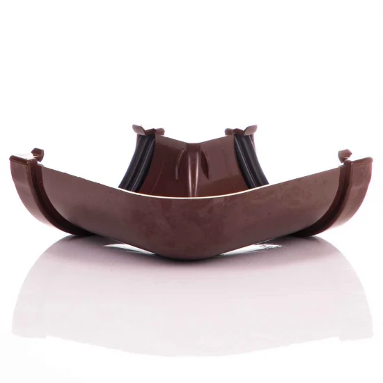 90º Angle -  76mm Miniflo - Brown