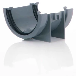 Union Bracket - 76mm Miniflo Gutter - Grey