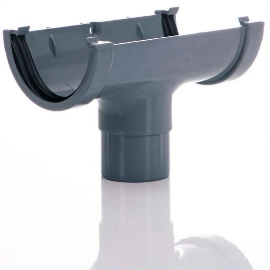 Running Outlet -  76mm Miniflo - Grey