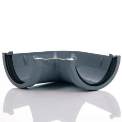 90º Angle - 76mm Miniflo - Grey