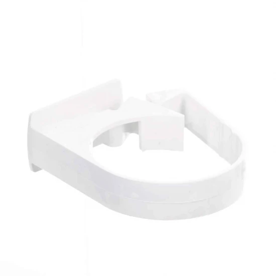 50mm Miniflo Downpipe Clip - White