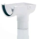 Stopend Outlet - 76mm Miniflo - White
