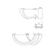 135º Angle -76mm Miniflo MIni - Black 135º Angle -76mm Miniflo MIni - Black
