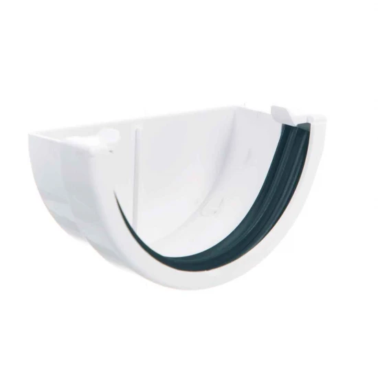 External Stopend - 76mm Miniflo  - White