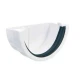 External Stopend - 76mm Miniflo  - White