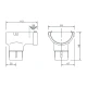 Stopend Outlet - 76mm Miniflo - White
