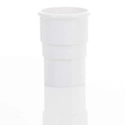 50mm Miniflo Downpipe Socket - White