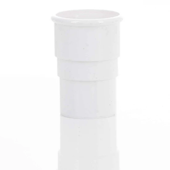 50mm Miniflo Downpipe Socket - White