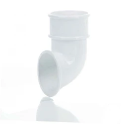 50mm Miniflo Downpipe Shoe - White