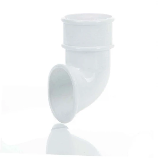 50mm Miniflo Downpipe Shoe - White