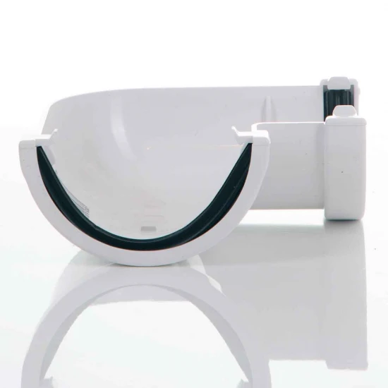 90º Angle - 76mm Miniflo - White